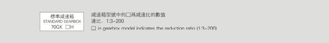 70DC Micro DC Motor Standard Gearbox