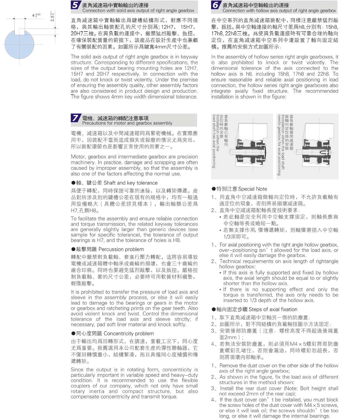 Motor Description and Installation