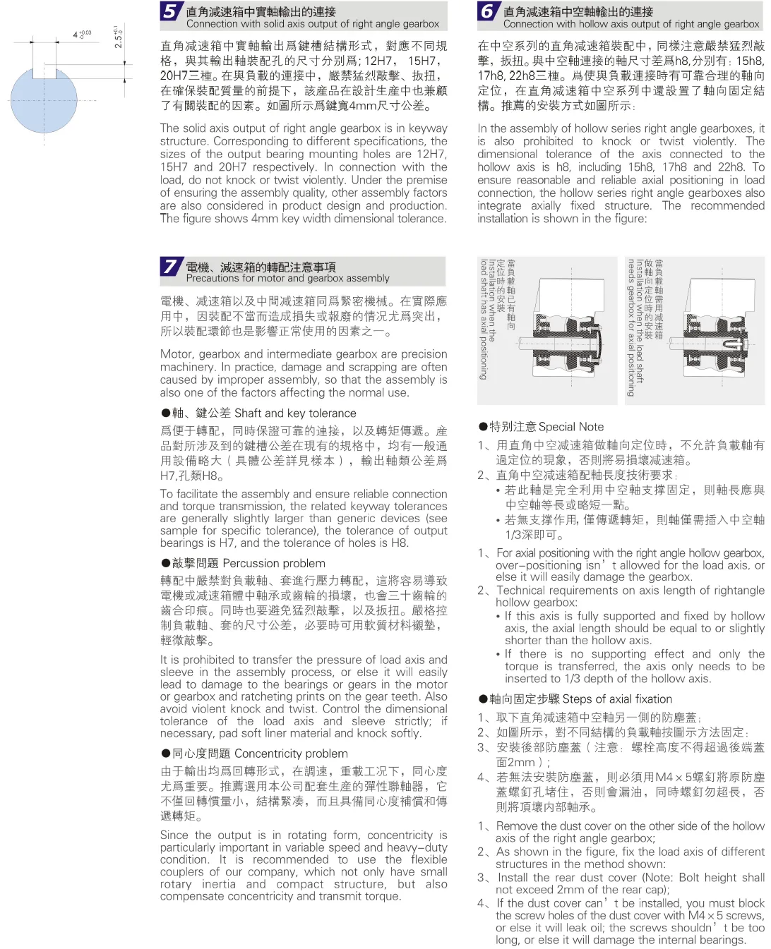 Motor Description and Installation