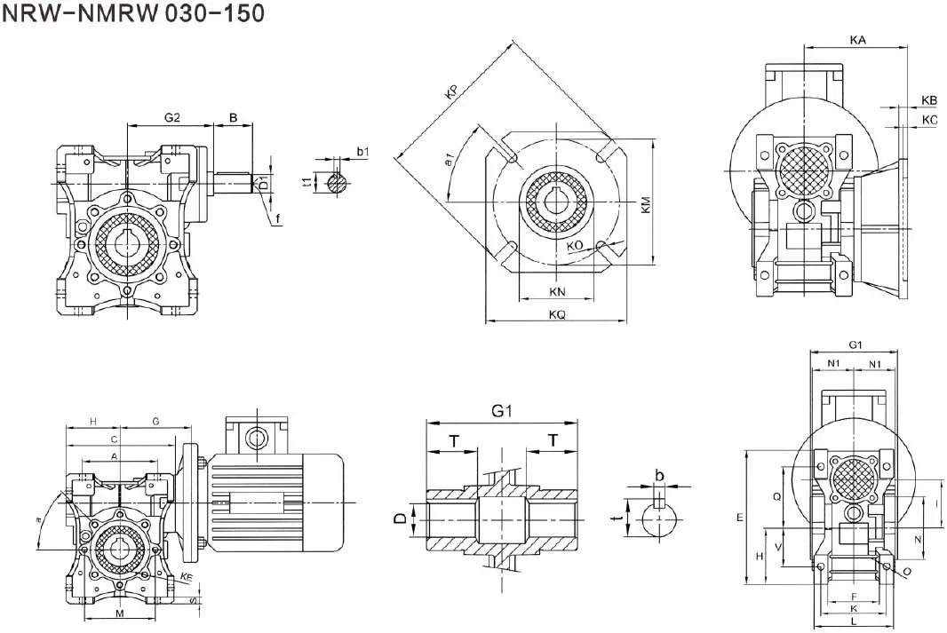NRW-NMRW 030-150 Dimensions