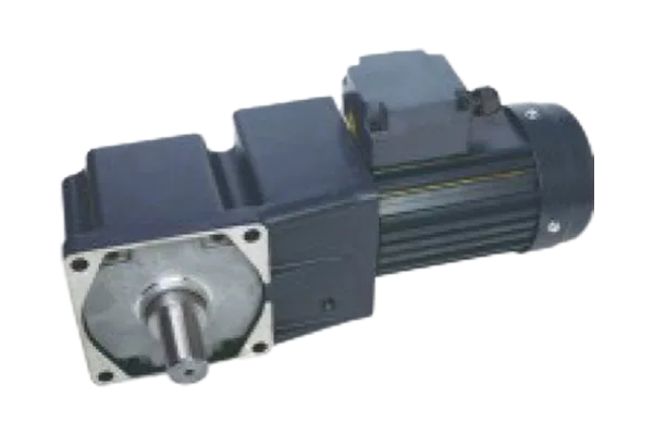 Right angle solid permanent magnet variable frequency synchronous motor